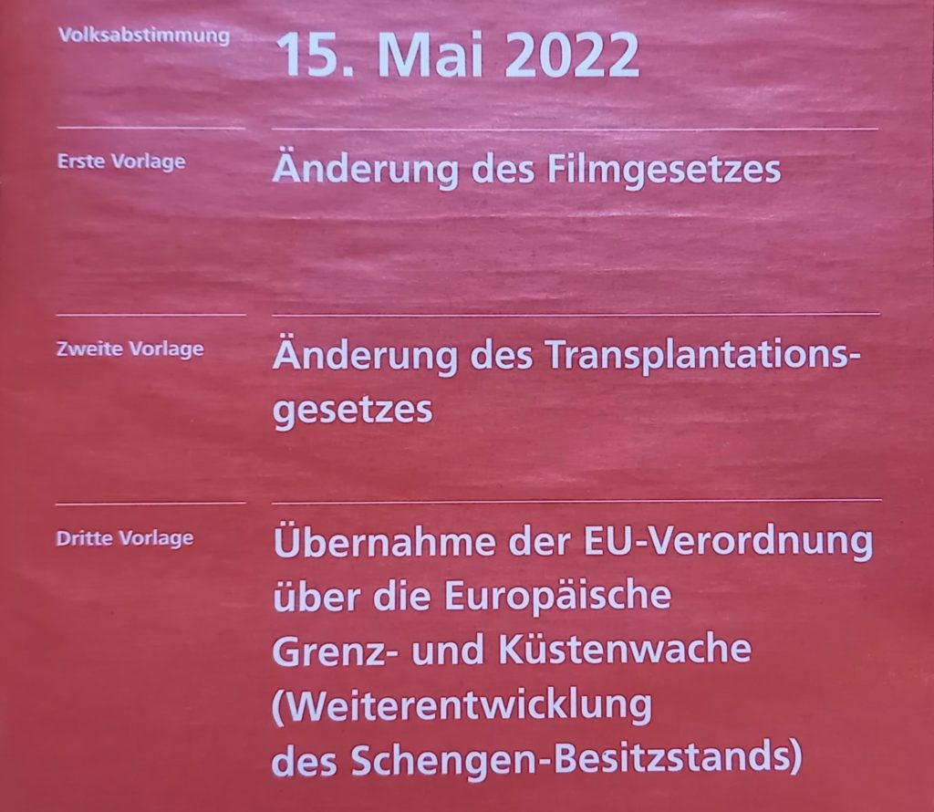 国民投票 2022年 5月15日　結果
