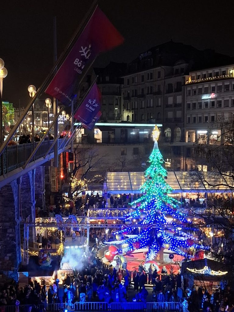 スイスのクリスマスマーケット（フランス語圏）